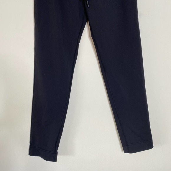 LULULEMON Black Drawstring Slim Fit Athleisure Pants Size 4 - Picture 3 of 7